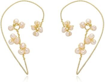 Flower Cuff Earrings