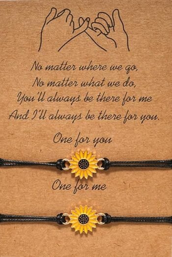 Sunflower Bracelet Set